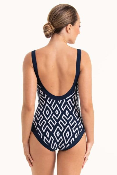 Anita Care Prothesen-Badeanzug Stockholm Tribal Monotones 6395 - Rückansicht