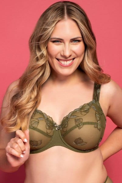 Ulla Bügel-BH 7523 dark olive