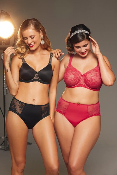 ROSA FAIA - Abby Bügel BH mit Molding  5217 - schwarz und rot