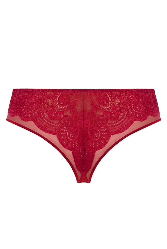 ROSA FAIA Shorty Selma 1335 rot - Rückansicht