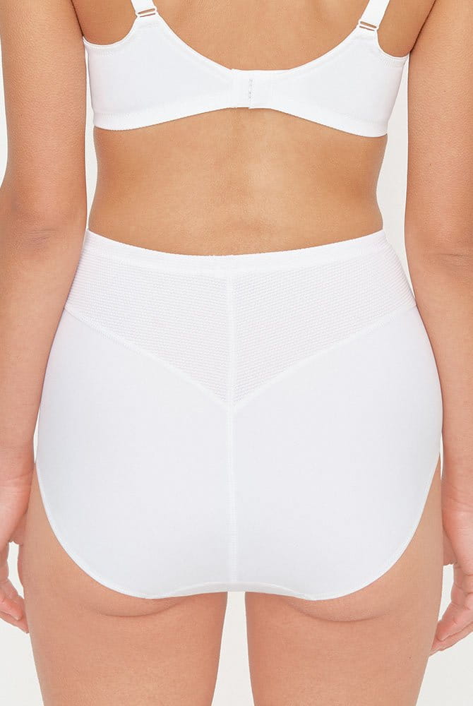 Susa Miederslip Capri 664 weiß - Rückansicht