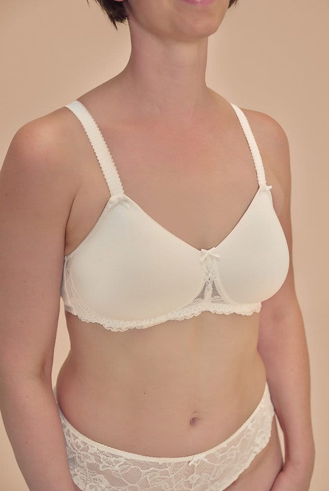 Amoena Prothesen-BH Floria SBP 45122 wollweiß - Nahansicht