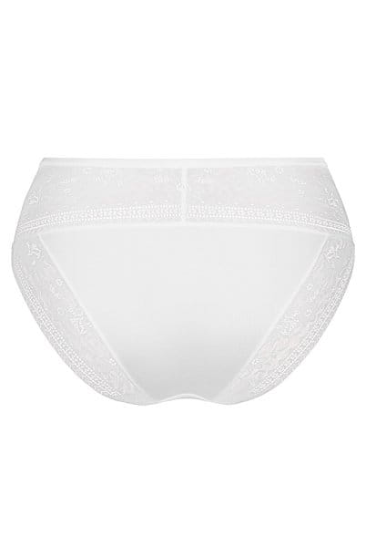 Rosa Faia Taillenslip+ Rosemary 1385 weiß - Rückansicht
