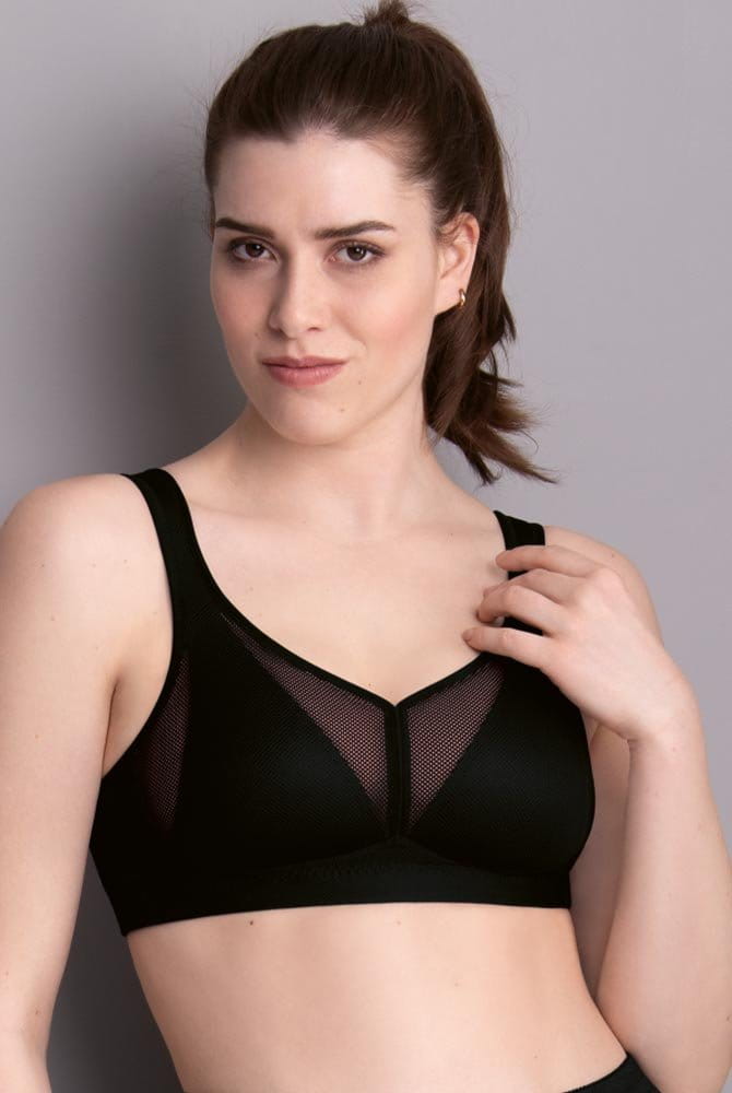 Anita Care Prothesen-Sport-BH Air Control 5744X schwarz - Vorderansicht