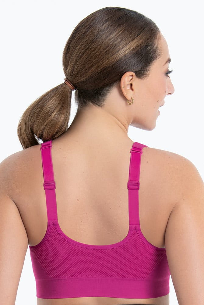 Anita Active Sport-Top EasyMove Zip 5511 candy pink - Rückansicht