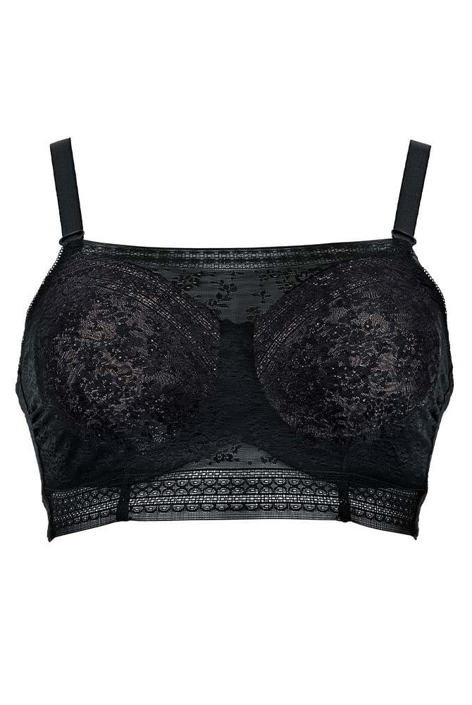 Anita Care Bandeau-Spitzen-Top Fleur 0600 schwarz - Vorderansicht