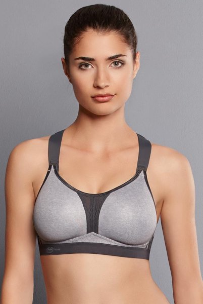 Anita Active Sport-BH-Dynamix Star 5537 heather grey - Vorderansicht