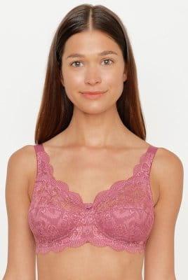 Susa BH Latina ohne Bügel 7814 pflaume - Vorderansicht