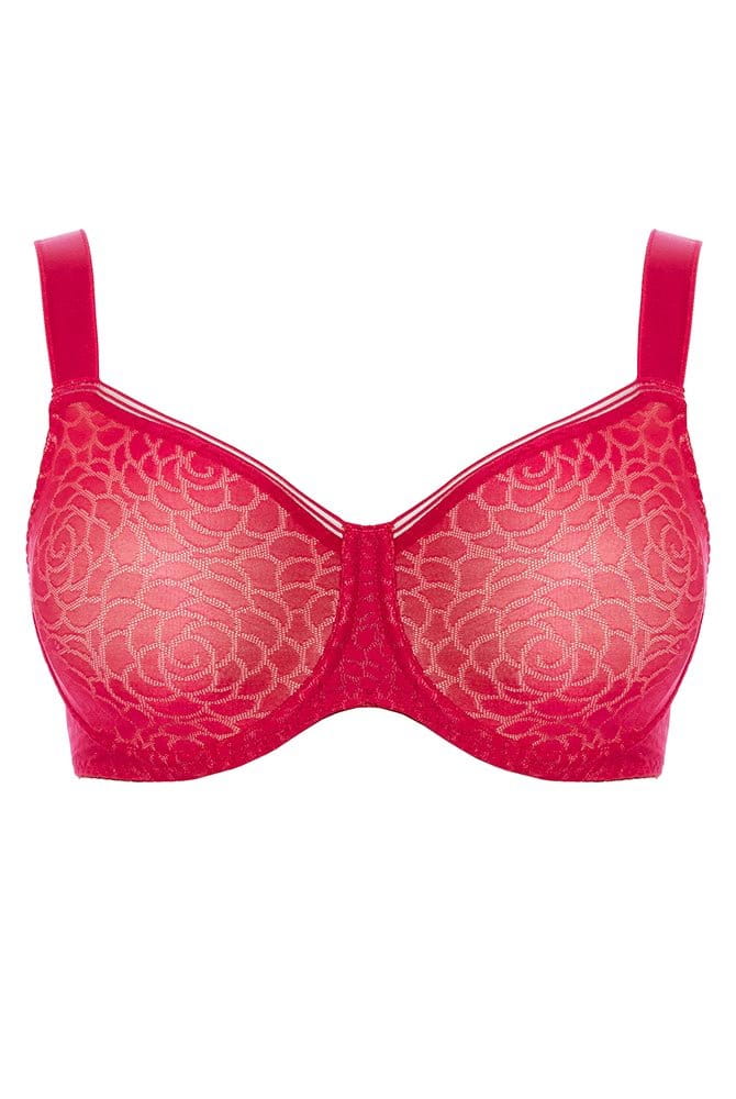 Ulla Bügel-BH Romy 1920 cranberry - Vorderansicht