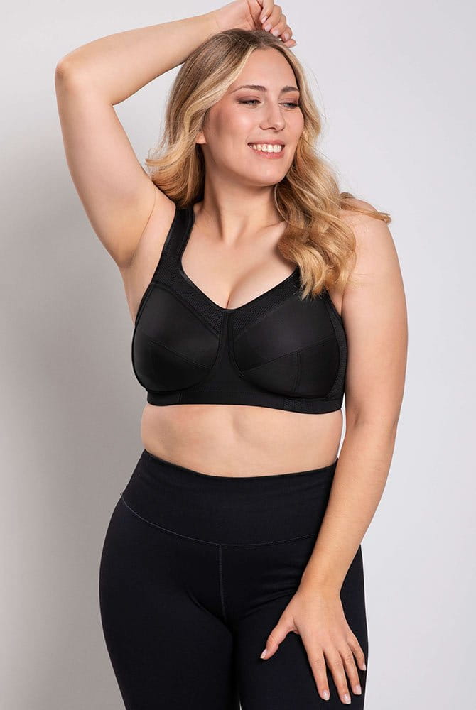 Ulla Sport-BH Kate ohne Bügel 6028 schwarz