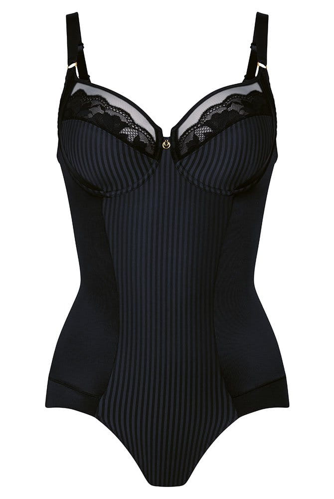 Rosa Faia Bügel-Body Sita 3465 schwarz - Vorderansicht