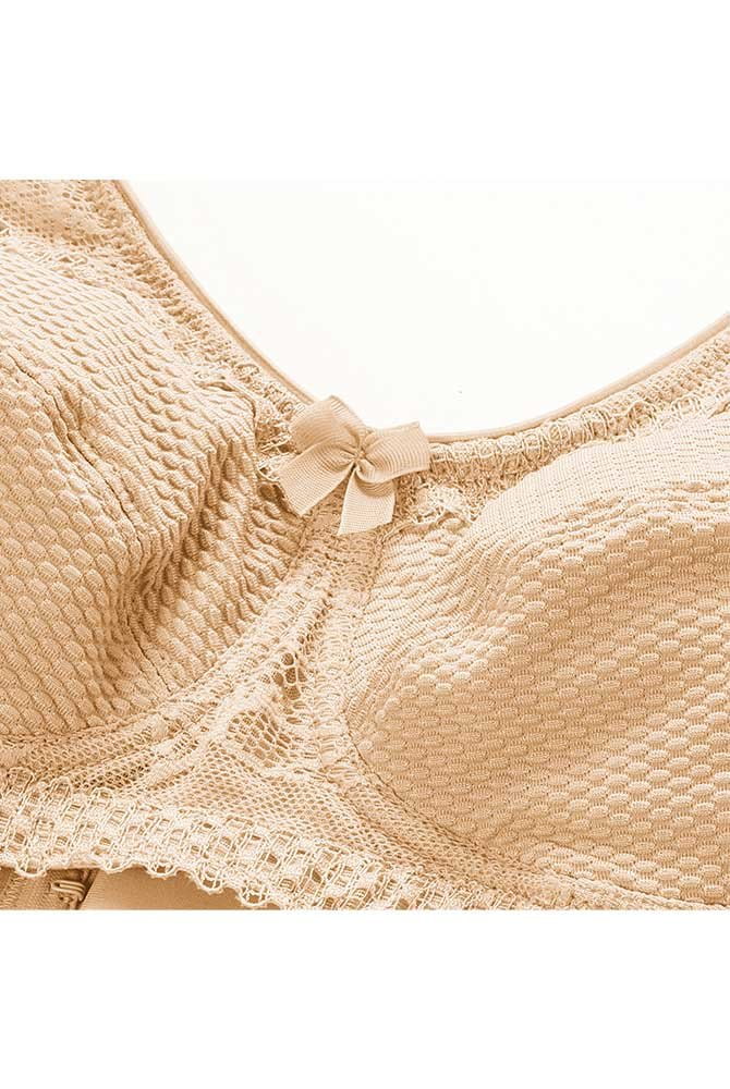 Amoena Lymph-Massage-BH Leslie SB 44847 sand - Detailansicht