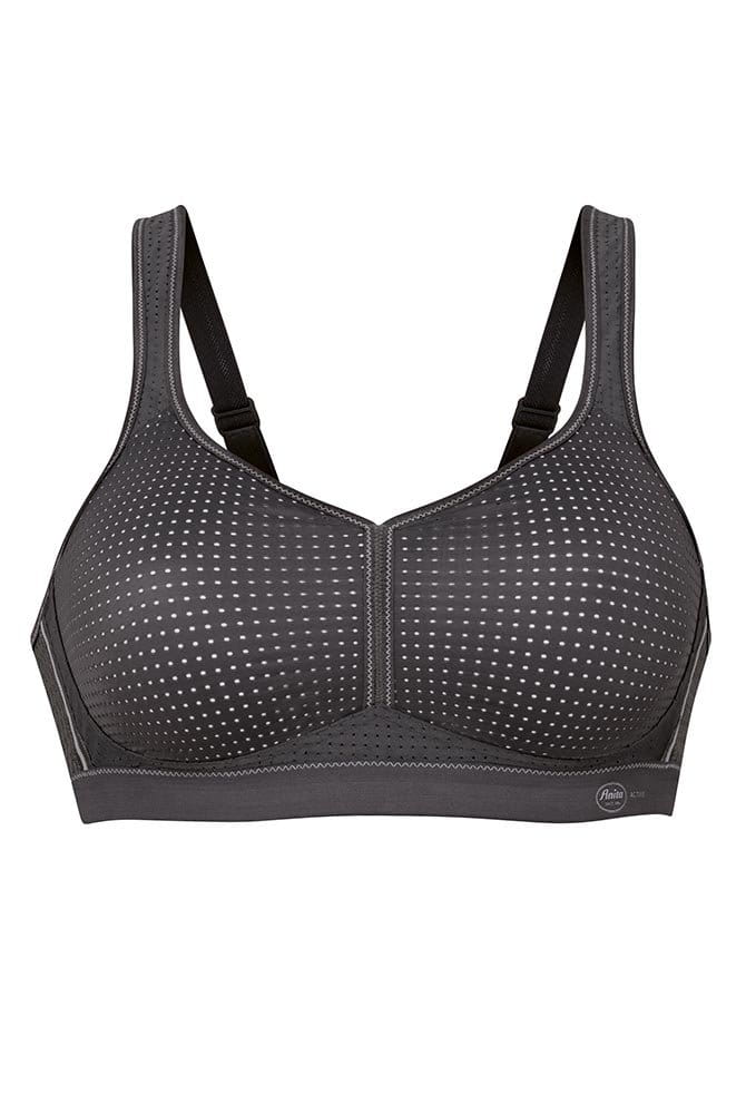 Anita Active Sport-BH performance 5566 anthrazit - Vorderansicht