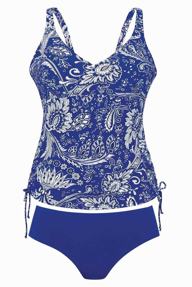 Anita Tankini-Set Malaika 8494 enzian - Vorderansicht