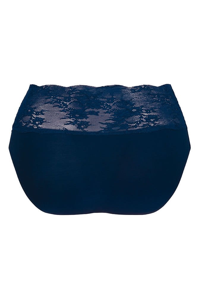 Anita Essential Lace High Waist Slip 1304 in maritim blue - Rückansicht
