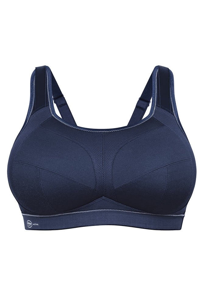 Anita active Sport-BH extreme control plus Full Cup 5567 in Farbe blue iris - Vorderansicht