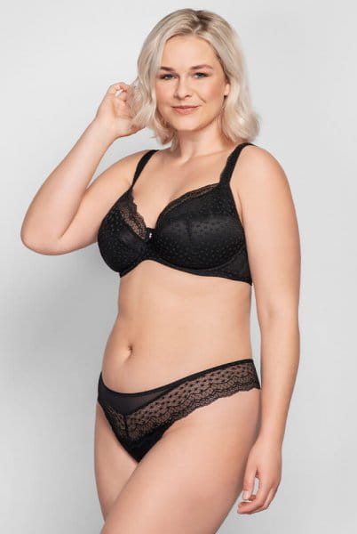 String Josy 6737 - Ulla Dessous - schwarz in der Vorderansicht