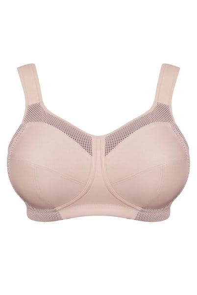 Ulla Sport-BH Kate ohne Bügel 6028 biskuit - Vorderansicht