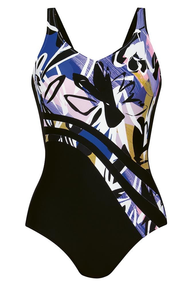 Anita Care Prothesen-Badeanzug Dirban Art of Bloom 6300 nero