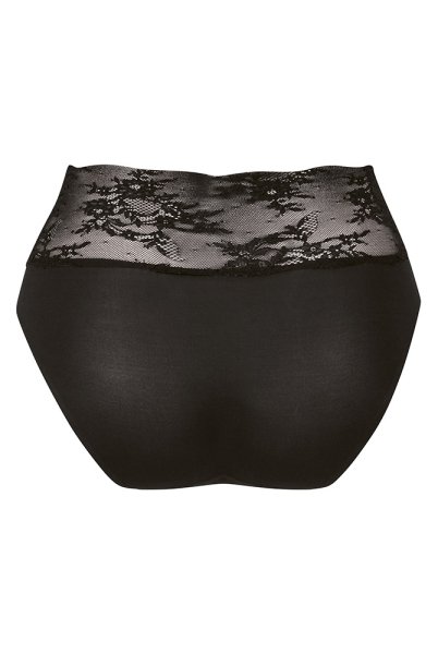 Anita Essential Lace High Waist Slip 1304 in schwarz - Rückansicht
