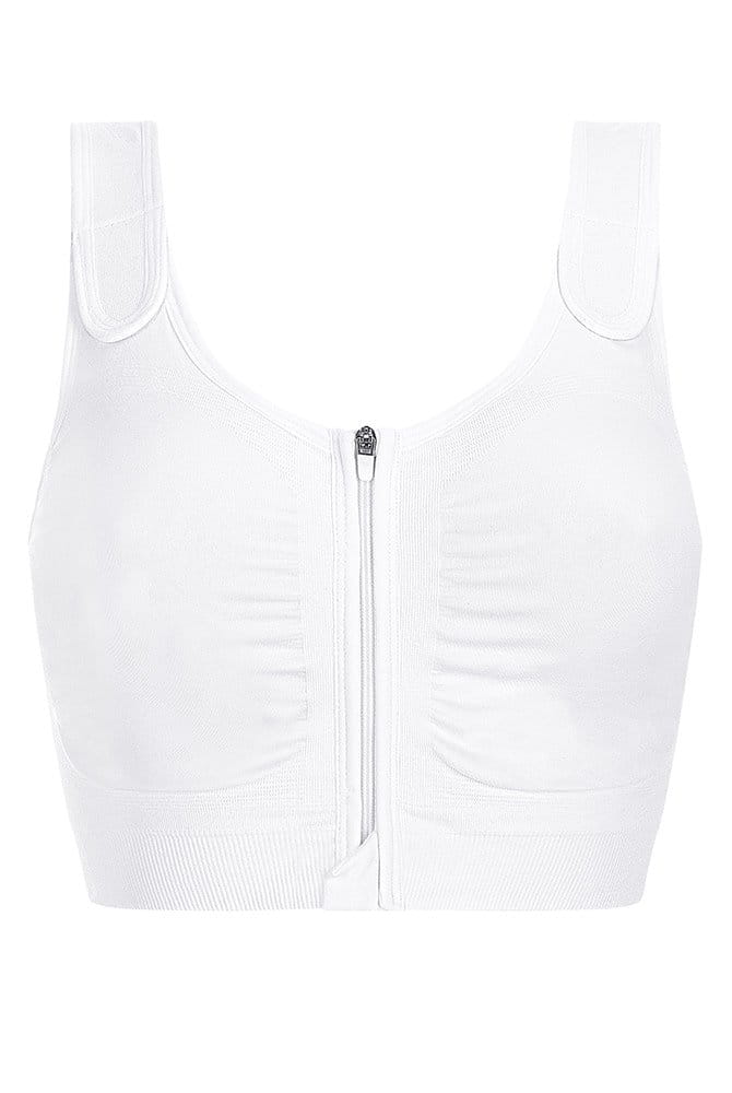 AMOENA Post-OP Kompressions-BH Leyla weiß - Vorderansicht