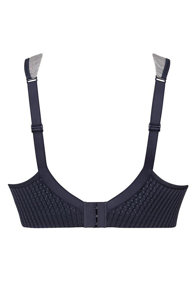 Anita active Sport-BH PanAlp wool 5555 anthrazit/melange - Rückansicht