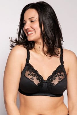 Ulla BH Ella ohne Bügel 3628 schwarz