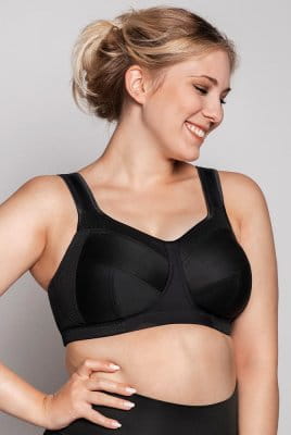 Ulla Sport-BH Kate ohne Bügel 6028 schwarz