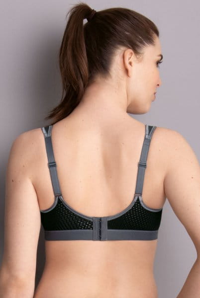 Anita Active Sport-BH performance 5566 schwarz anthrazit - Rückansicht