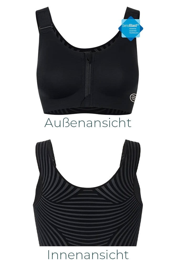 ABC Move Bra Lymph 626 schwarz - Ansicht von außen und von innen