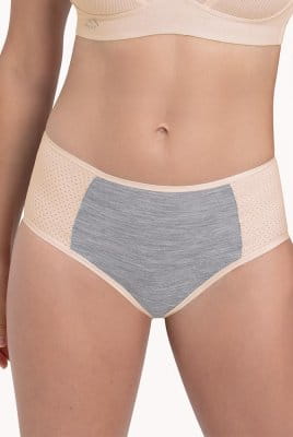 Anita active Sport Panty PanAlp wool High Waist+ 1656 smart rose/melange - Vorderansicht