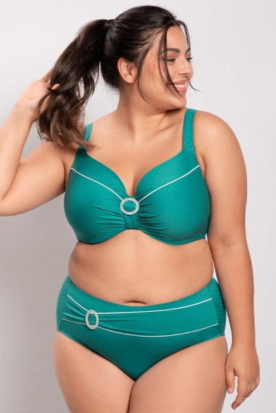 ULLA Bikini-Oberteil Portofino 9722 lagoon mit hoher Bikinihose