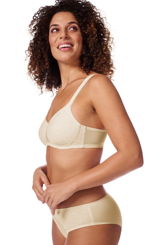 Amoena Prothesen-BH Camilla SBP 45077 wollweiß mit Slip (separat erhältlich)