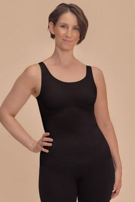 Amoena CuraLymph Prothesen-Top Linda 45138 schwarz - Vorderansicht