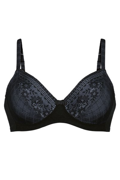 Rosa Faia Soft-BH Rosemary 5285 schwarz - Vorderansicht
