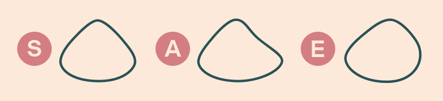 Amoena Prothesenformen Symmetrisch Asymmetrisch Extra