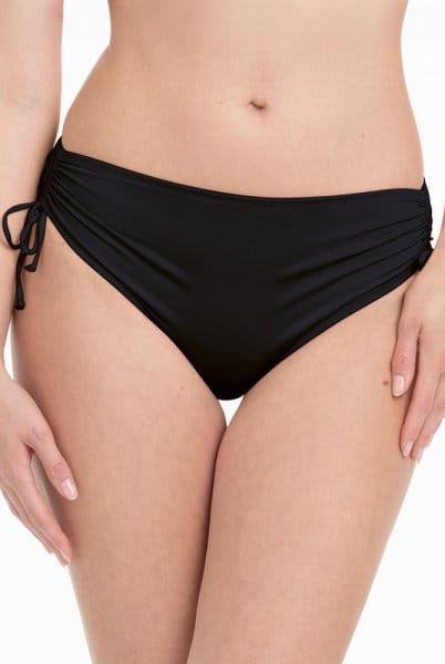 Rosa Faia Bikinihose Anny Bottom Shiny Basics 8705-0 schwarz - Vorderansicht