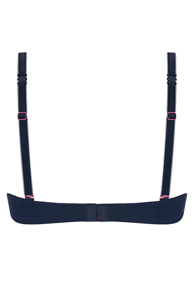 Amoena Prothesen-BH Delila SBP 45109 blau/magenta - Rückansicht