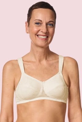 Amoena Prothesen-BH Camilla SB 45076 wollweiß - Vorderansicht