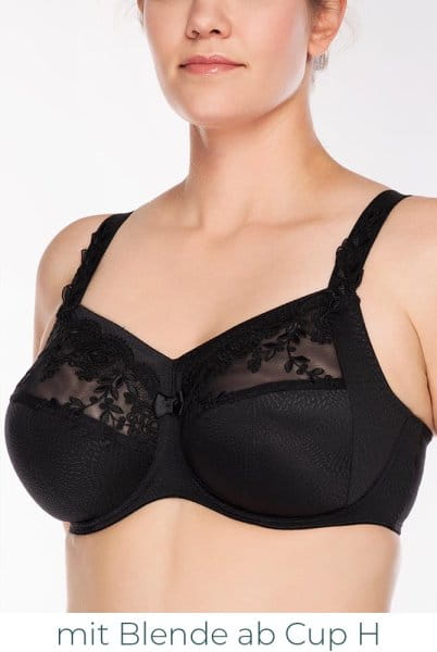Ulla Bügel-BH Ella mit Blende 3625 schwarz