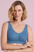 Prothesen-Bralette Essential Lace blue heaven