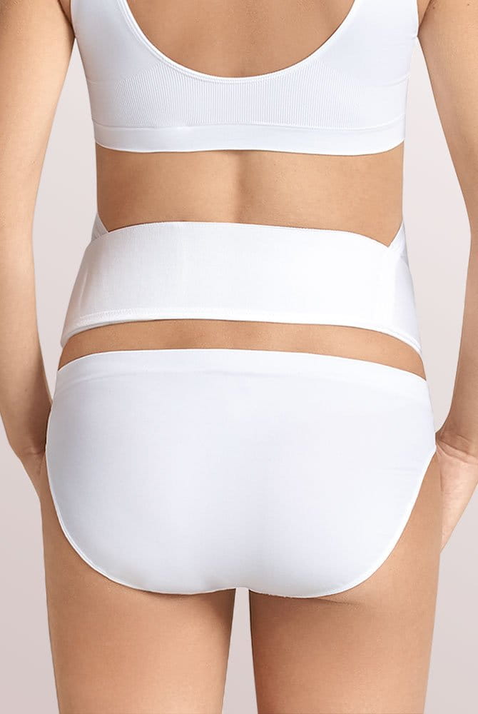 Anita Maternity BabyBelt Schwangerschafts-Gurt 1708 weiß - Rückansicht