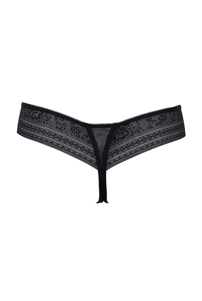 Anita-String-Fleur-schwarz