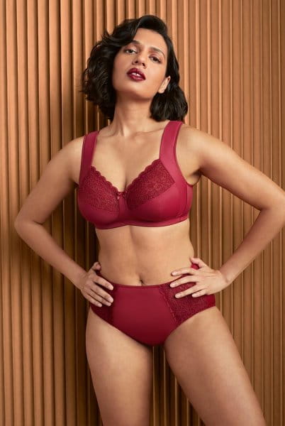 Anita Entlastungs-BH Havanna 5813 dark red mit Taillenslip (separat erhältlich)