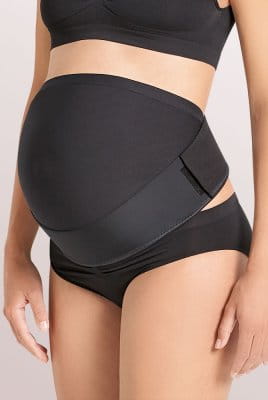 Anita Maternity BabyBelt Schwangerschafts-Gurt 1708 schwarz - Vorderansicht