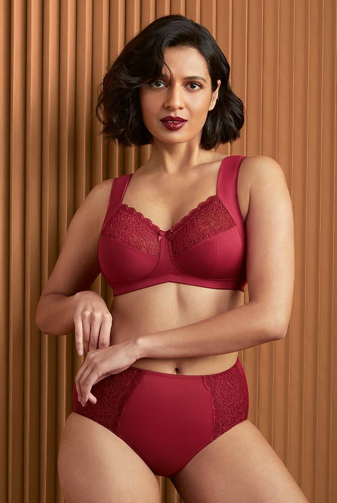 Anita Entlastungs-BH Havanna 5813 dark red mit Taillenslip (separat erhältlich)