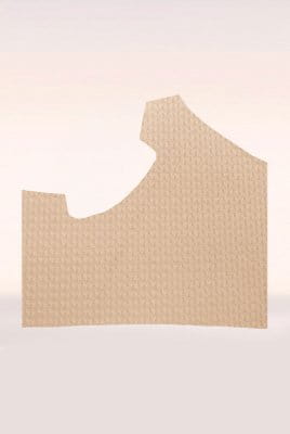 Anita Care Prothesenpatte Leeds 4110LP sand zum Einnähen links – Seite mit Noppenstruktur
