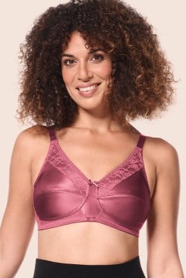 Amoena Prothesen-BH Nancy SB 45100 dark rouge - Vorderansicht