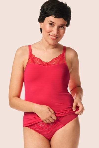 Amoena Prothesen-Top Karolina 45093 hot pink - Vorderansicht