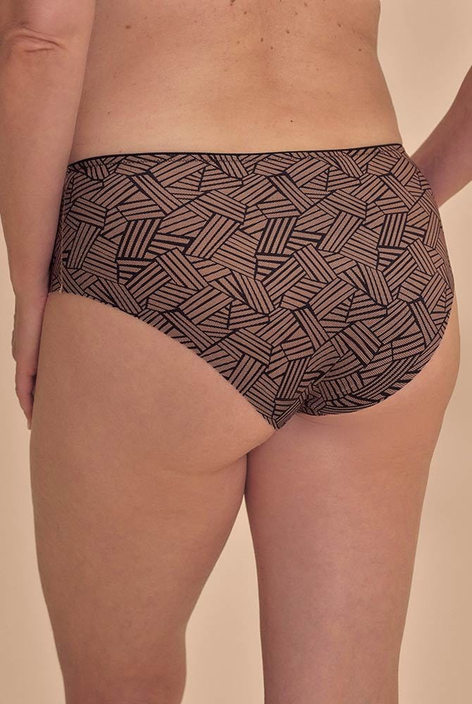 Amoena Panty Brooke 45128 black/café - Rückansicht